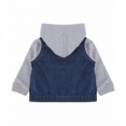 Veste en jean à capuche enfant