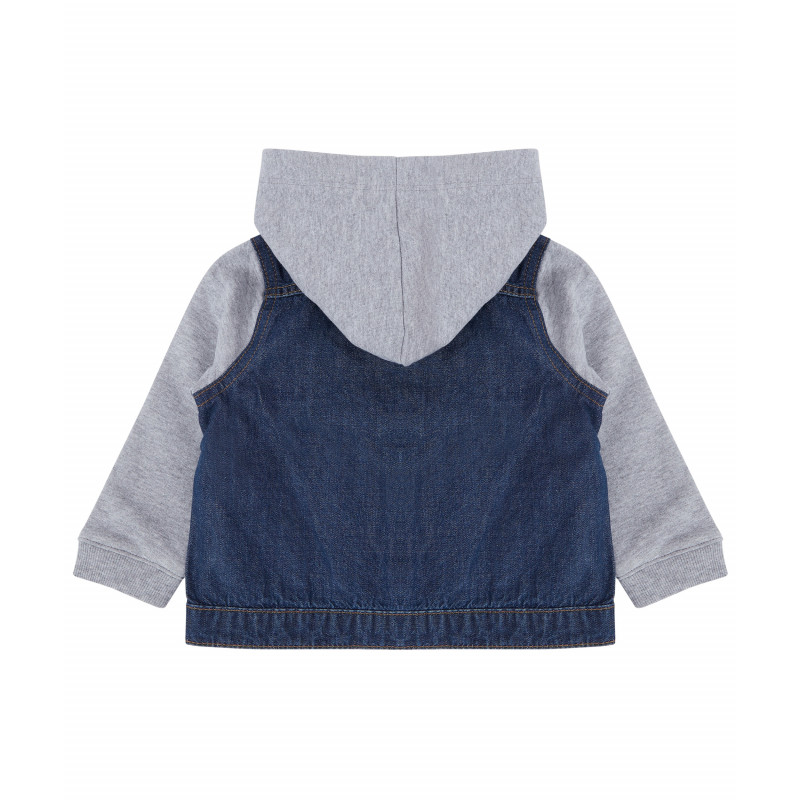 Veste en jean à capuche enfant