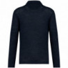 Polo manches longues en lin homme