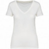 T-shirt écoresponsable col V femme