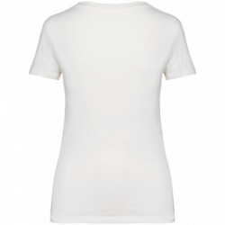 T-shirt écoresponsable col V femme