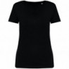 T-shirt écoresponsable col V femme