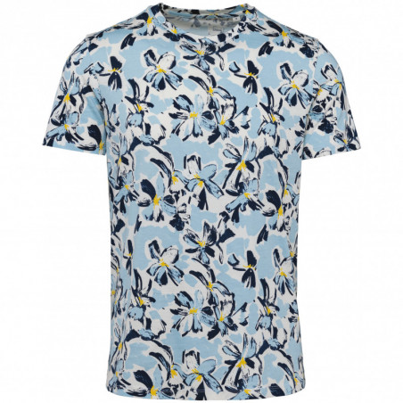 T-shirt écoresponsable imprimé tropical homme