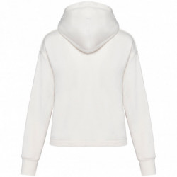 Sweat-shirt écoresponsable zippé à capuche French Terry femme