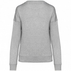 Sweat-shirt écoresponsable à épaules tombantes femme