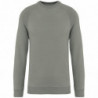 Sweat-shirt écoresponsable à col rond raglan French Terry unisexe