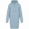 Robe sweat-shirt écoresponsable à capuche femme