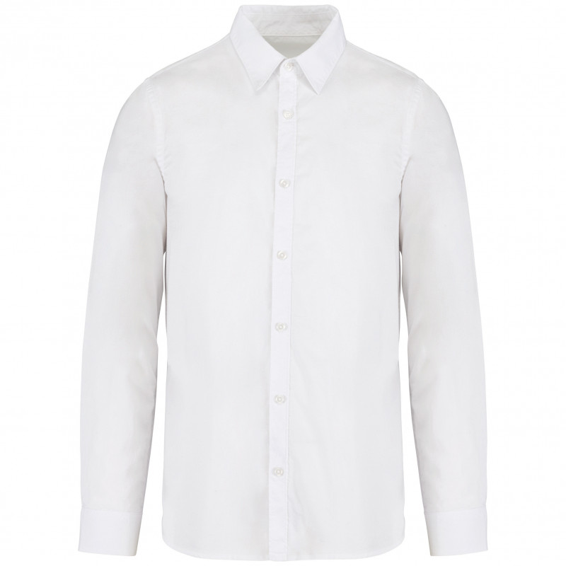 Chemise écoresponsable délavée homme