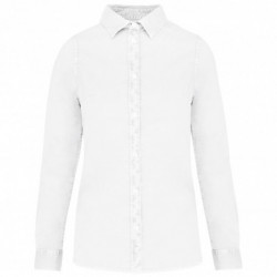 Chemise écoresponsable délavée femme