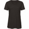 T-shirt Triblend col V Femme