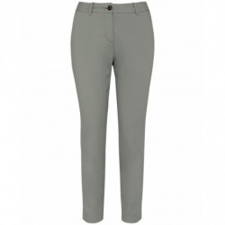 Pantalon chino 7/8 écoresponsable femme