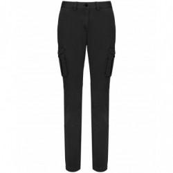 Pantalon cargo écoresponsable délavé femme