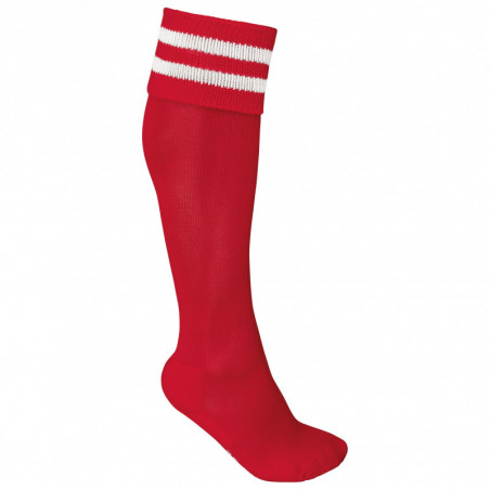 Chaussettes de sport rayées unisexe