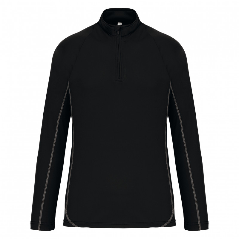 Haut de sport manches longues ¼ zip homme