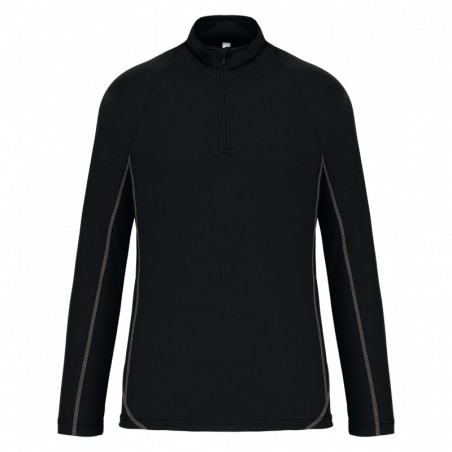 Haut de sport manches longues ¼ zip homme