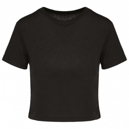 Crop top triblend femme