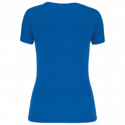 T-shirt de sport manches courtes col v femme