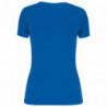 T-shirt de sport manches courtes col v femme