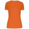 T-shirt de sport manches courtes col v femme