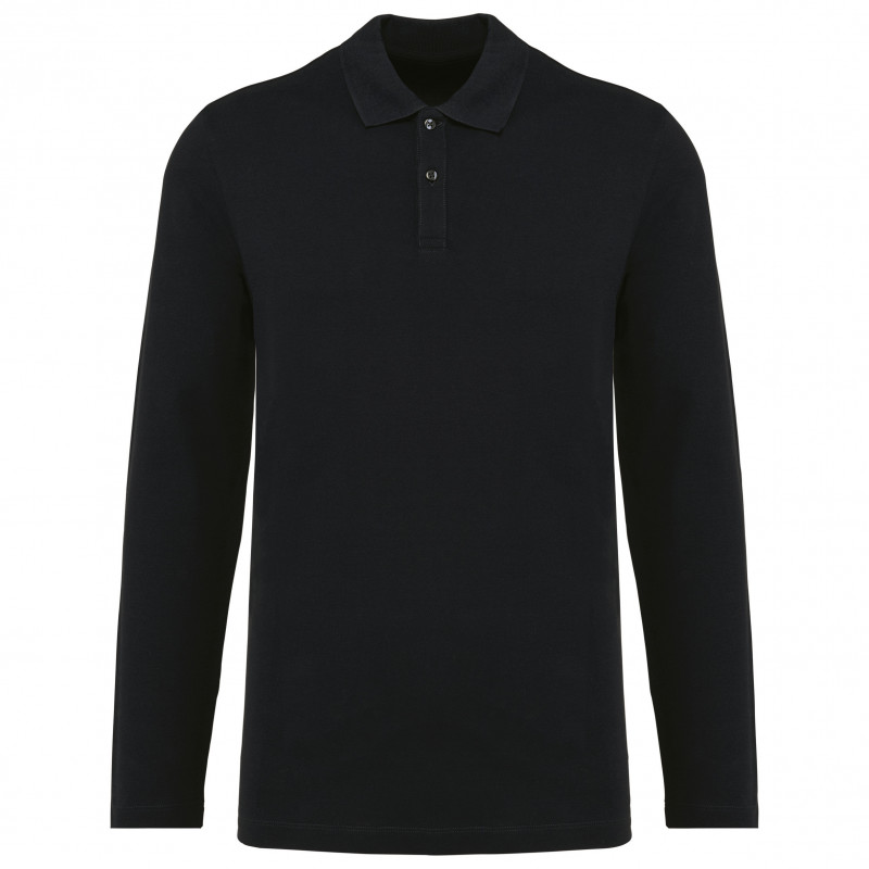 Polo Supima® manches longues homme