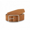 Ceinture cuir  velours homme