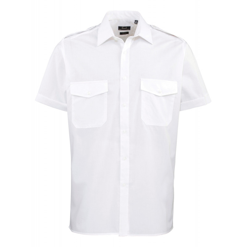 Chemise Homme manches courtes Pilote