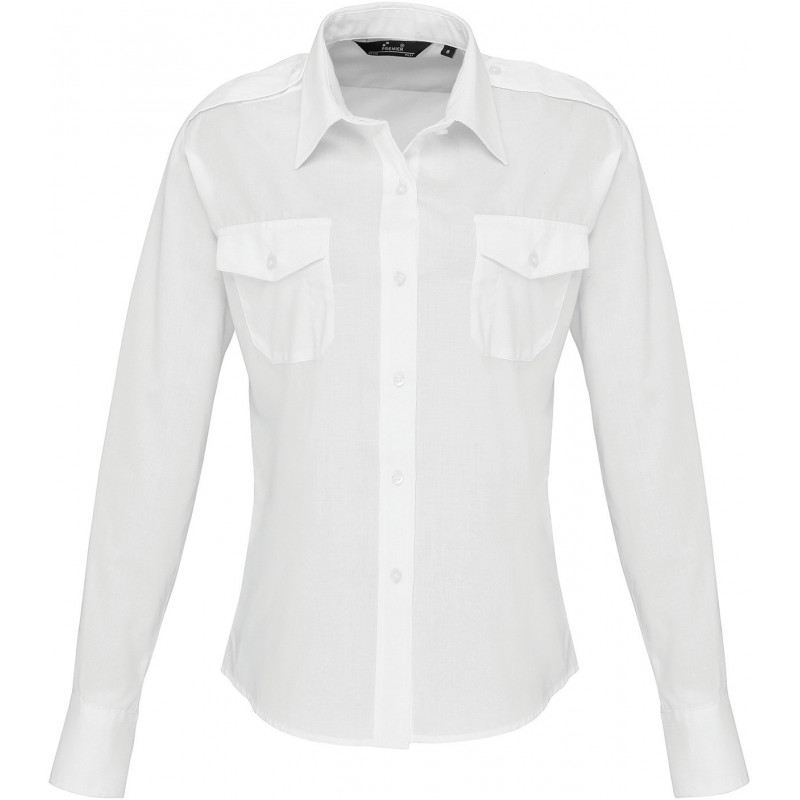 Chemise Femme manches longues Pilote