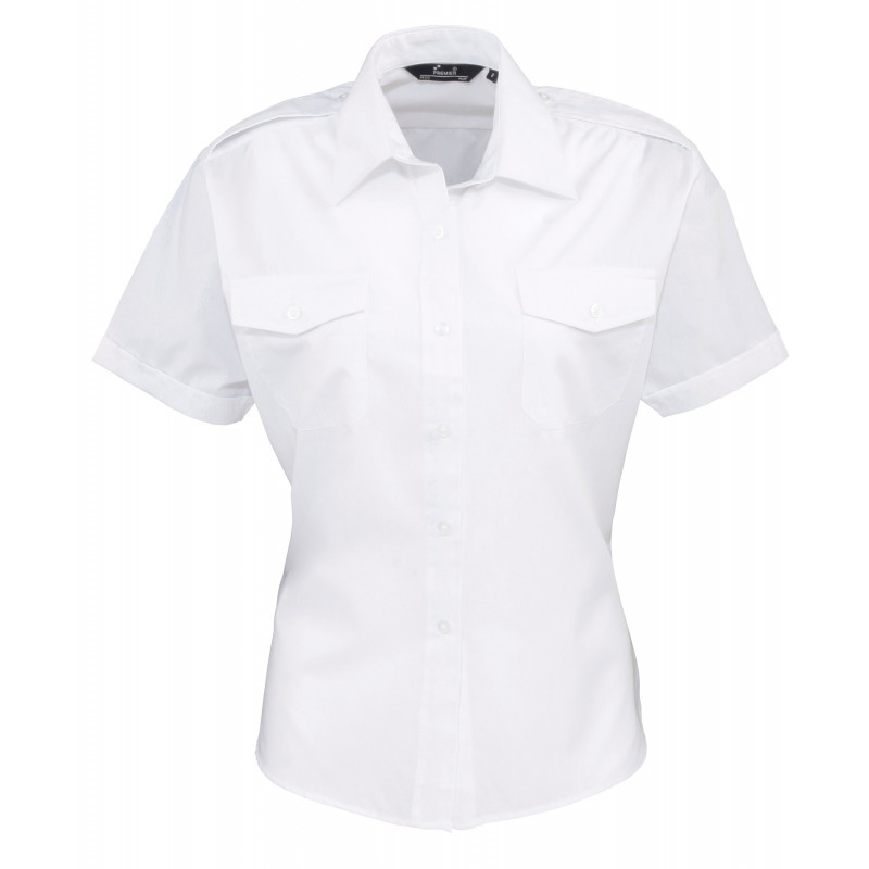 Chemise Femme manches courtes Pilote