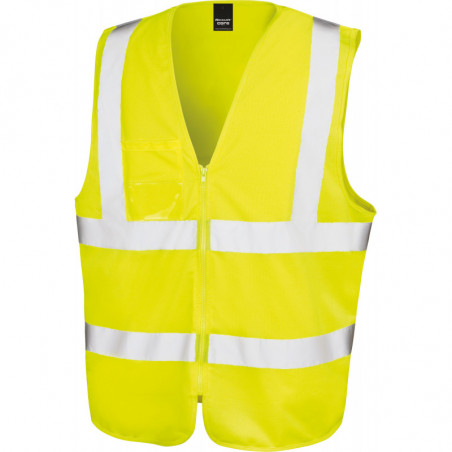 Gilet de sécurité zippé