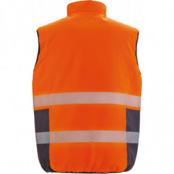 Bodywarmer de sécurité réversible