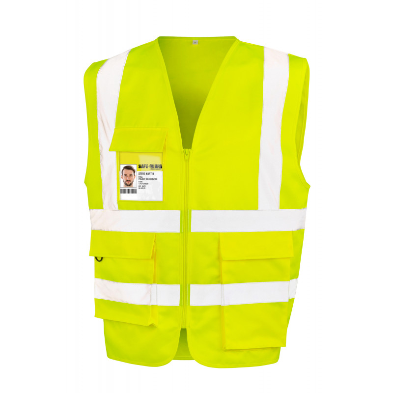 Gilet de sécurité zippé