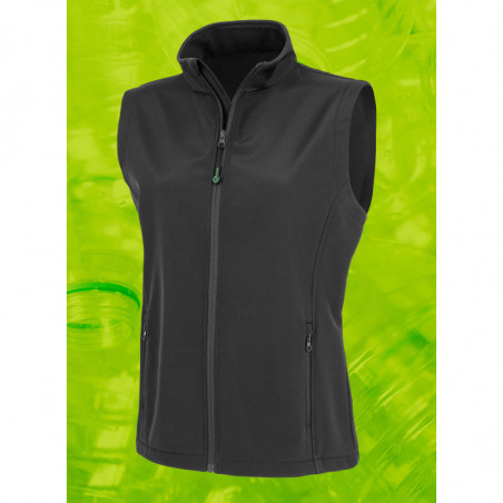 Bodywarmer softshell femme recyclé