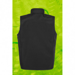 Bodywarmer softshell homme recyclé