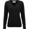 Pullover femme col v