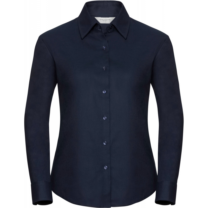 Chemise femme manches longues Oxford