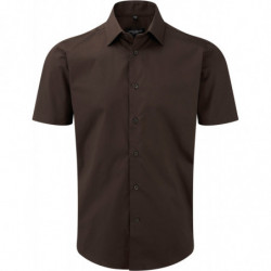 Chemise fittée homme manches courtes