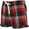 Short femme à motif tartan