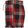 Short femme à motif tartan