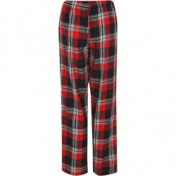 Pantalon femme à motif tartan