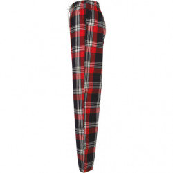 Pantalon femme à motif tartan