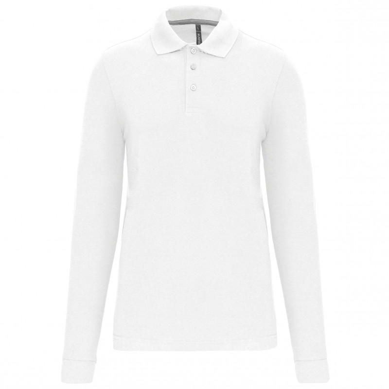 Polo manches longues homme