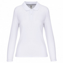 Polo manches longues femme