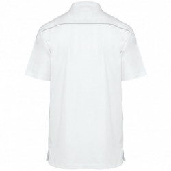 Blouse polycoton avec boutons-pression homme