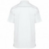 Blouse polycoton avec boutons-pression homme