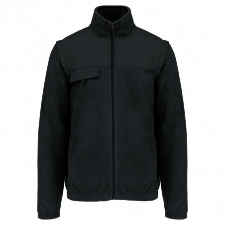 Veste polaire manches amovibles homme