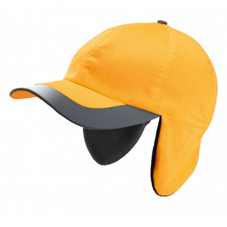 Casquette hiver fluorescente - 6 panneaux