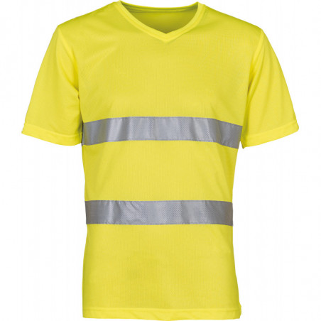 T-shirt col V haute visibilité Top Cool