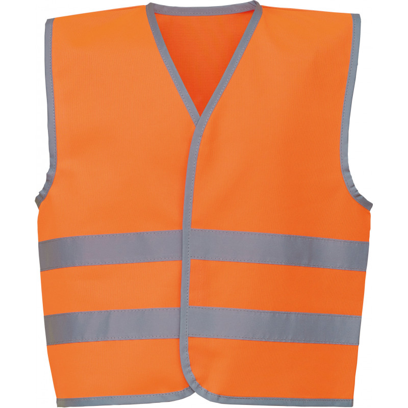 Gilet avec bordures et bandes réfléchissantes